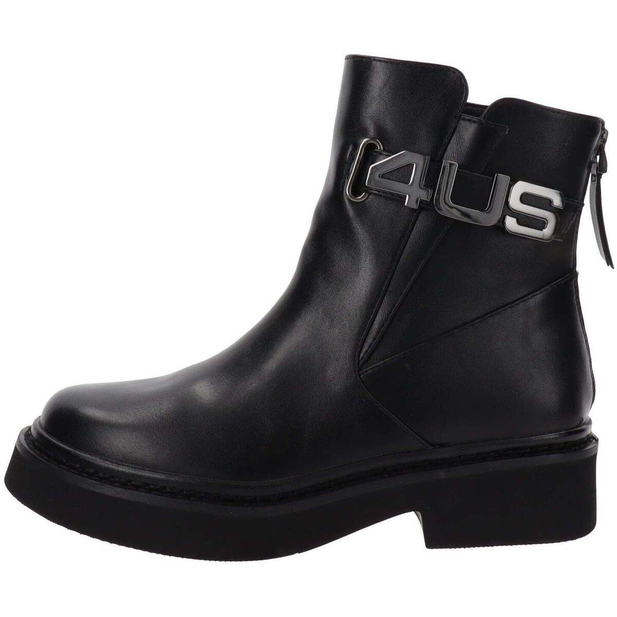 4US 4US007 stivaletti donna con logo