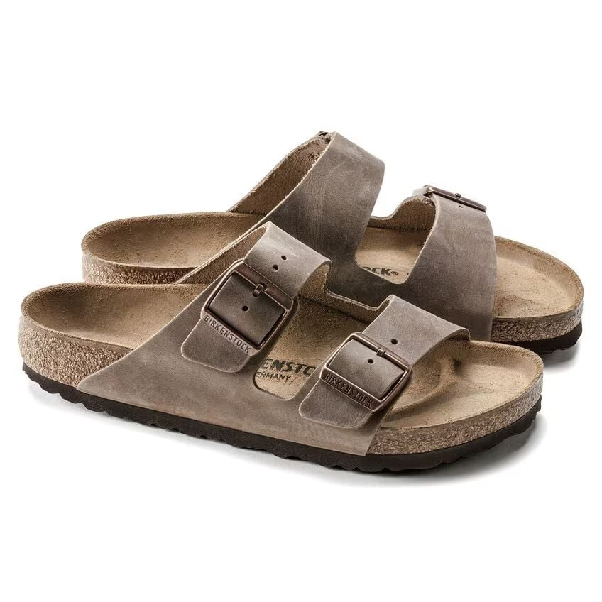 Birkenstock 352203 Arizona Pelle oliata - Tobacco Brown
