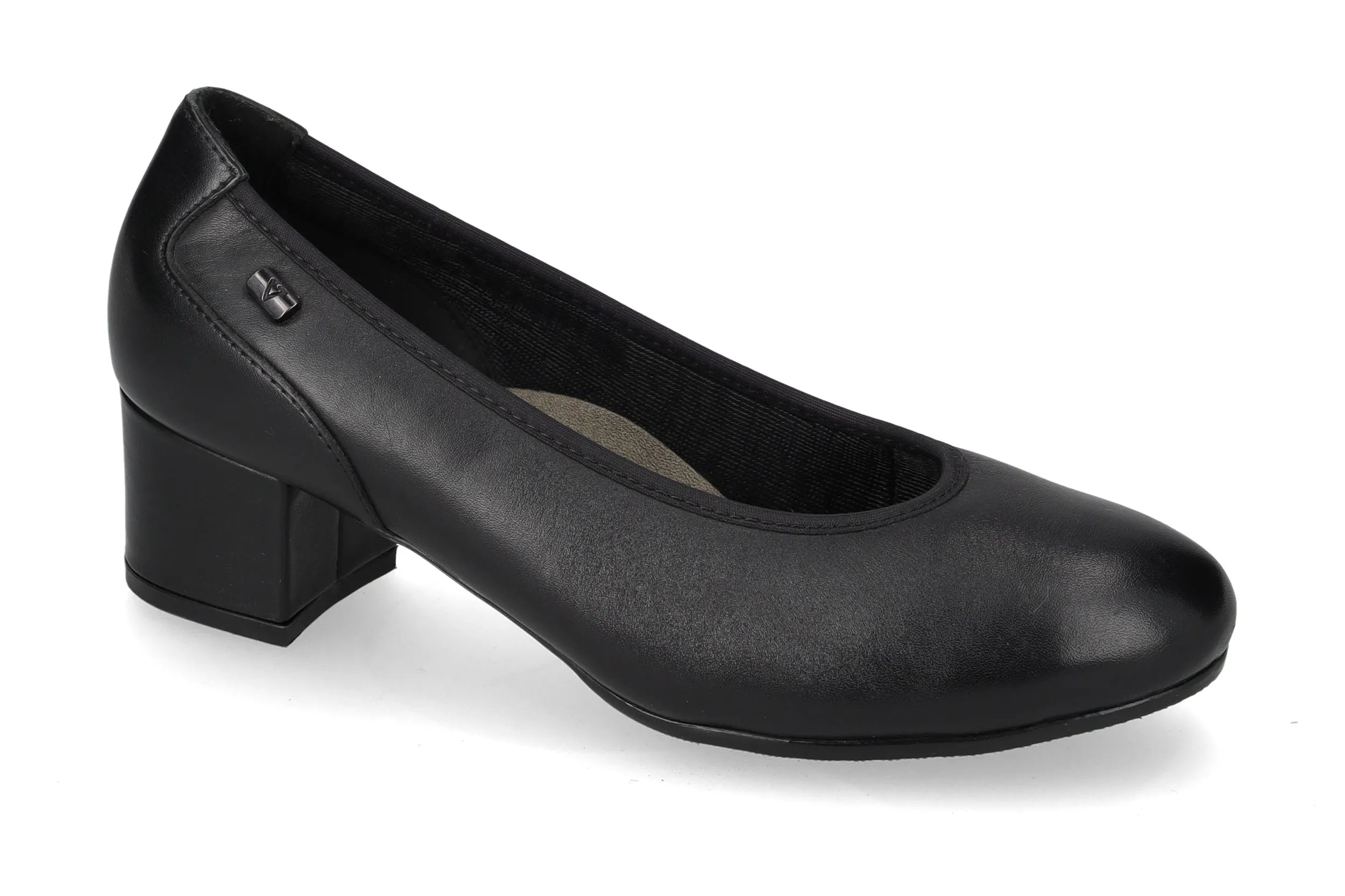 Valleverde 36372 Decolleté con tomaio e sottopiede in pelle