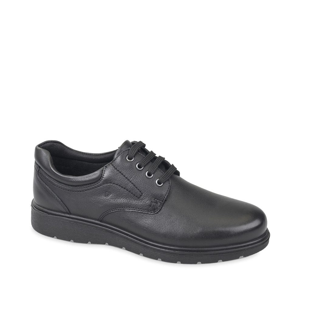 Valleverde 36835 stringata uomo in nappa nero