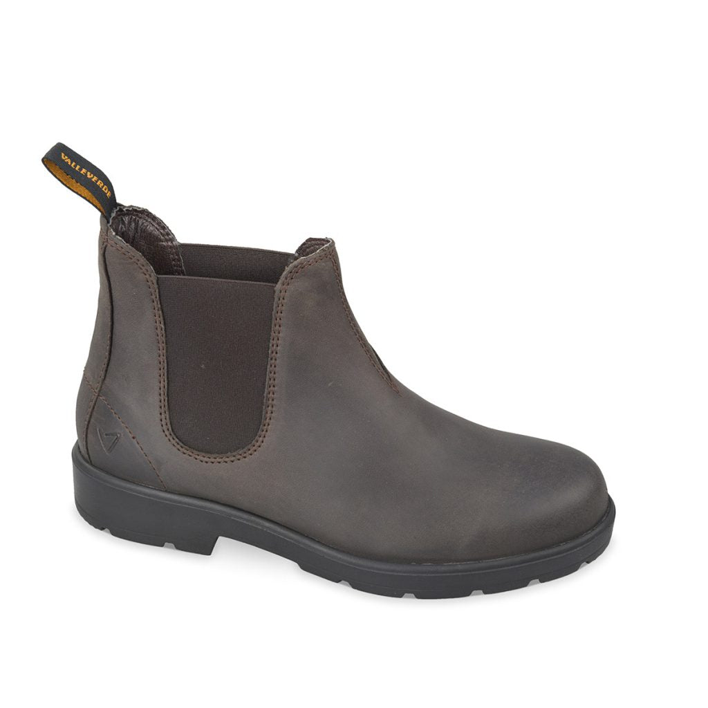 Valleverde 36897 stivaletto uomo in pelle ingrassata marrone