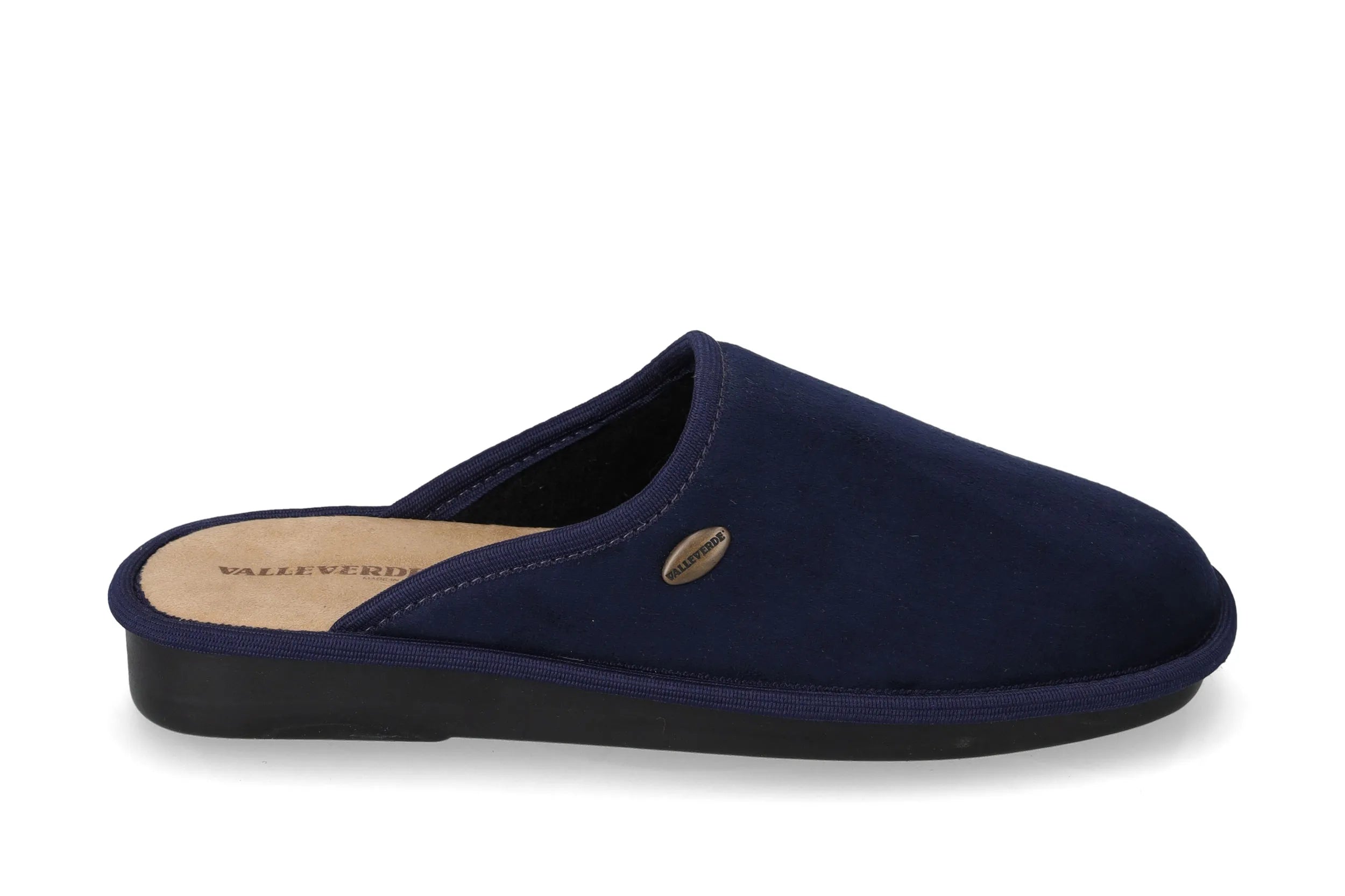 Valleverde 37870 Ciabatta uomo con tomaio in tessuto