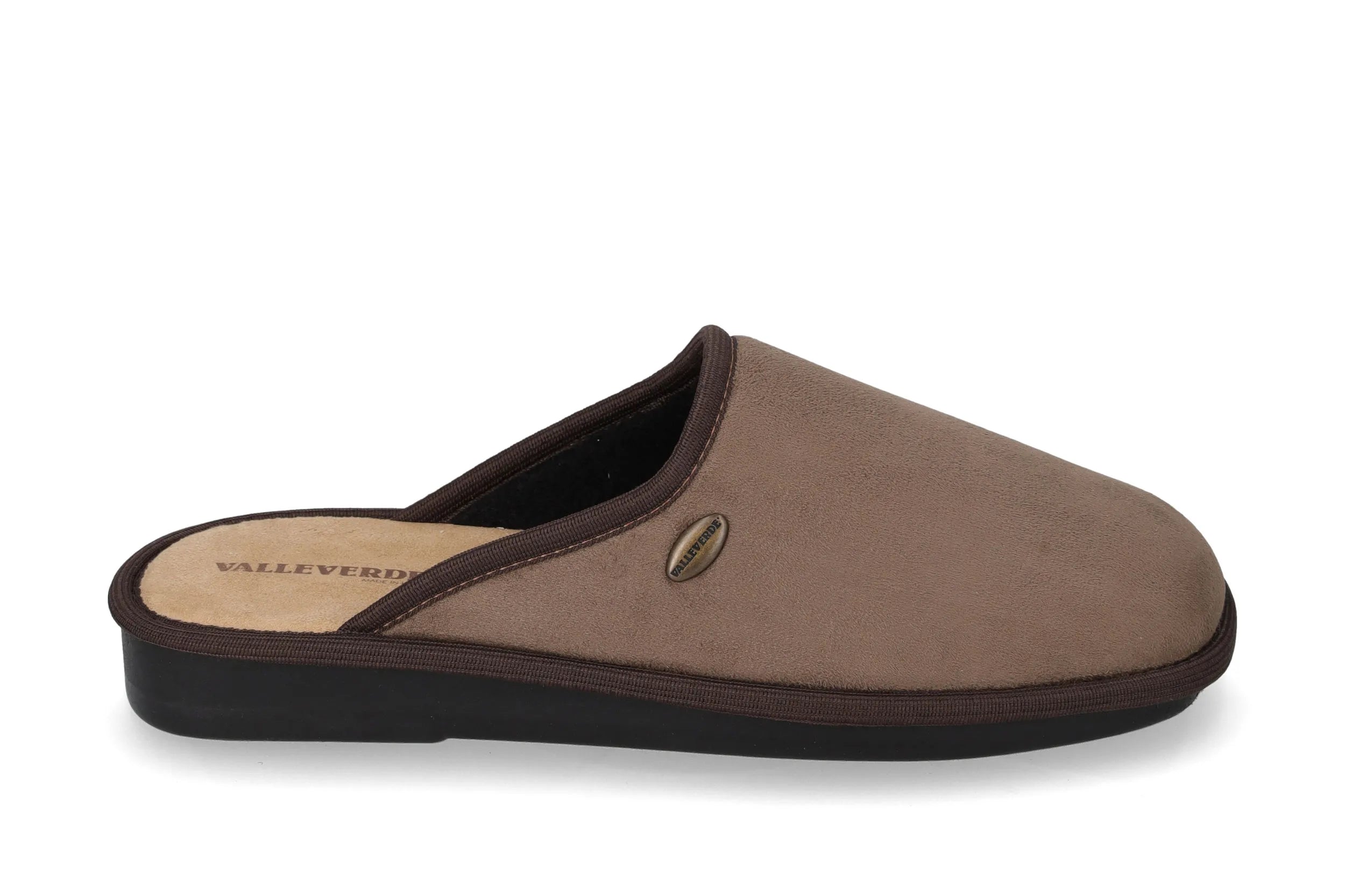 Valleverde 37870 Ciabatta uomo con tomaio in tessuto