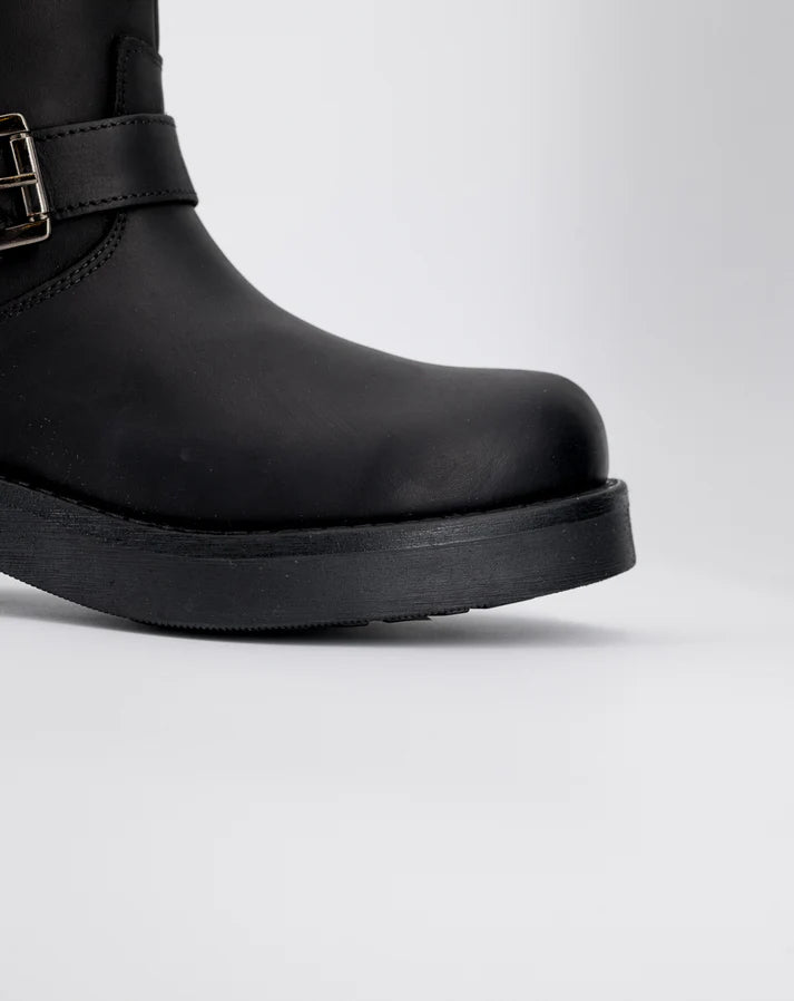 Stelio Malori 4034 biker stivale mid sullivan nero