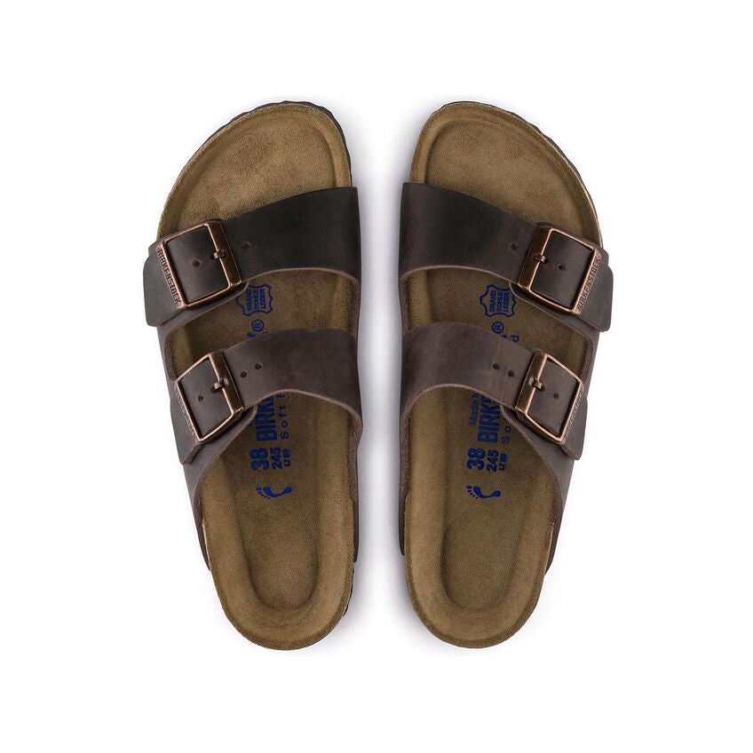 Birkenstock 0452763 Arizona plantare morbido pelle oliata habana