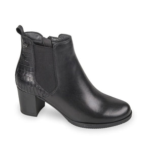 Valleverde 47680 tronchetto donna in vitello nero