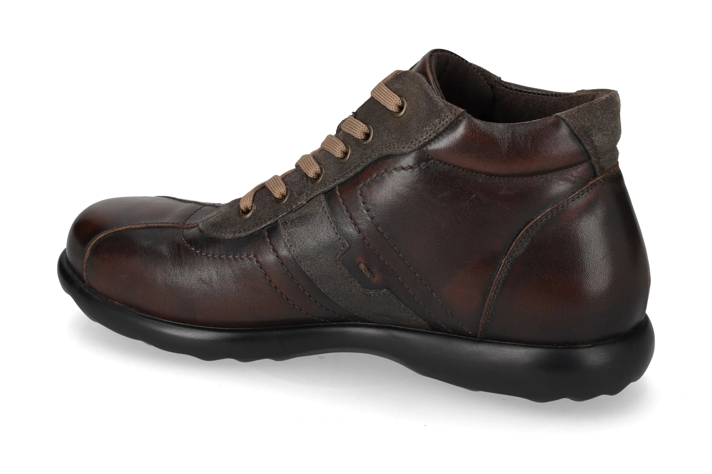 Valleverde 49802 sneakers alte da uomo con tomaio e sottopiede in pelle