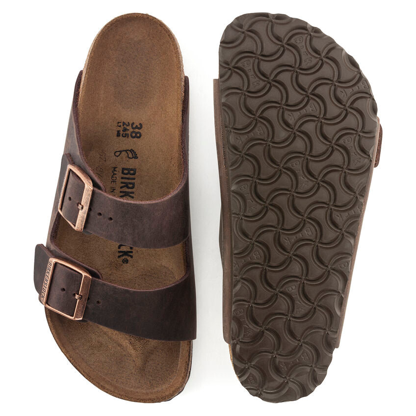 Birkenstock 052533 Arizona oiled leather habana