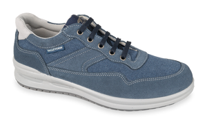 Valleverde 53874 sneakers uomo in pelle e scamosciato jeans