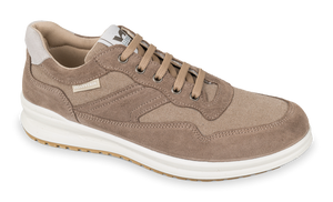 Valleverde 53874 sneakers uomo in pelle e scamosciato taupe