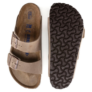 Birkenstock 0552813 Arizona plantare morbido pelle oliata tabacco brown