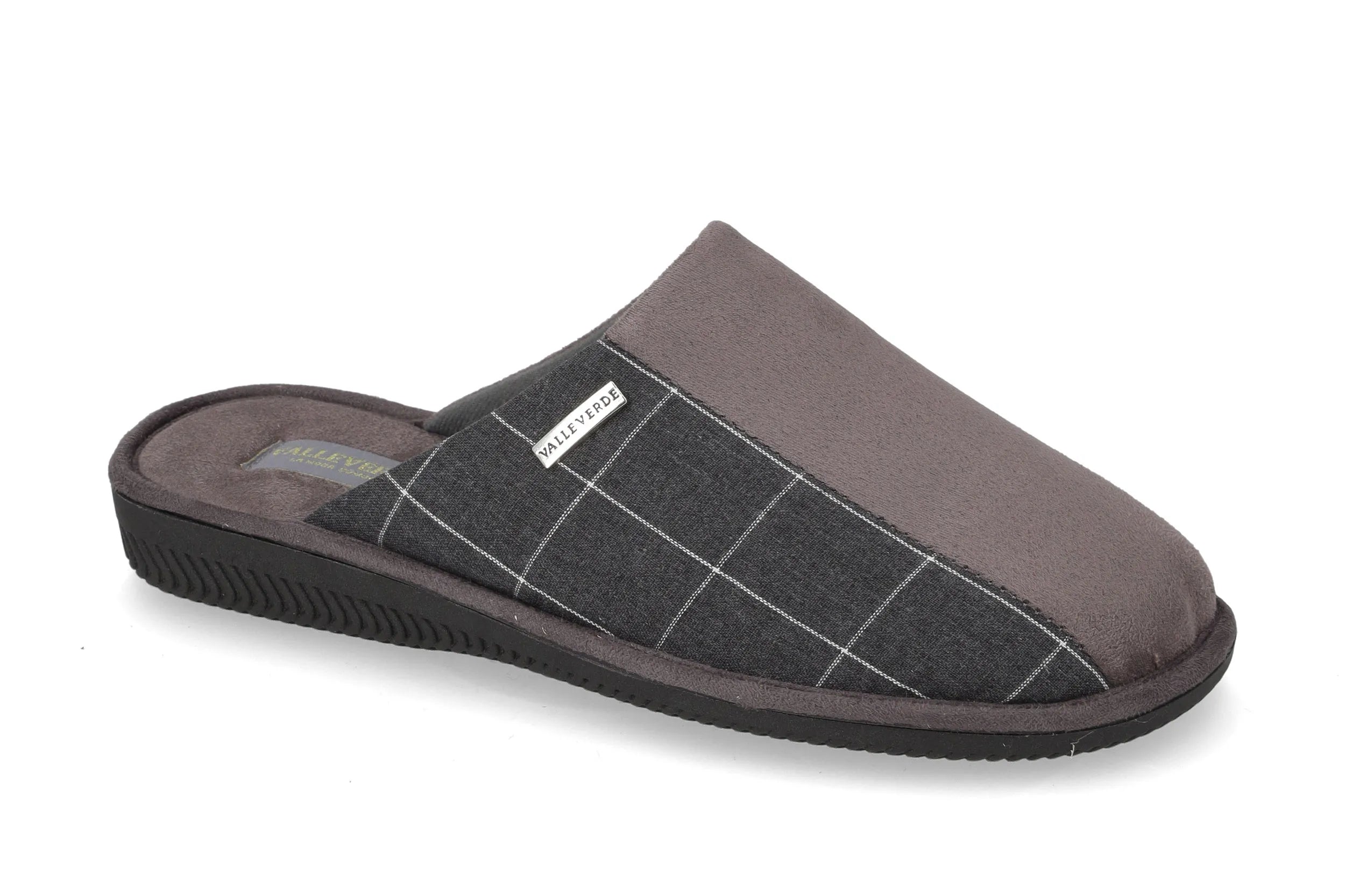 Valleverde 55802 Ciabatta uomo con tomaio in tessuto