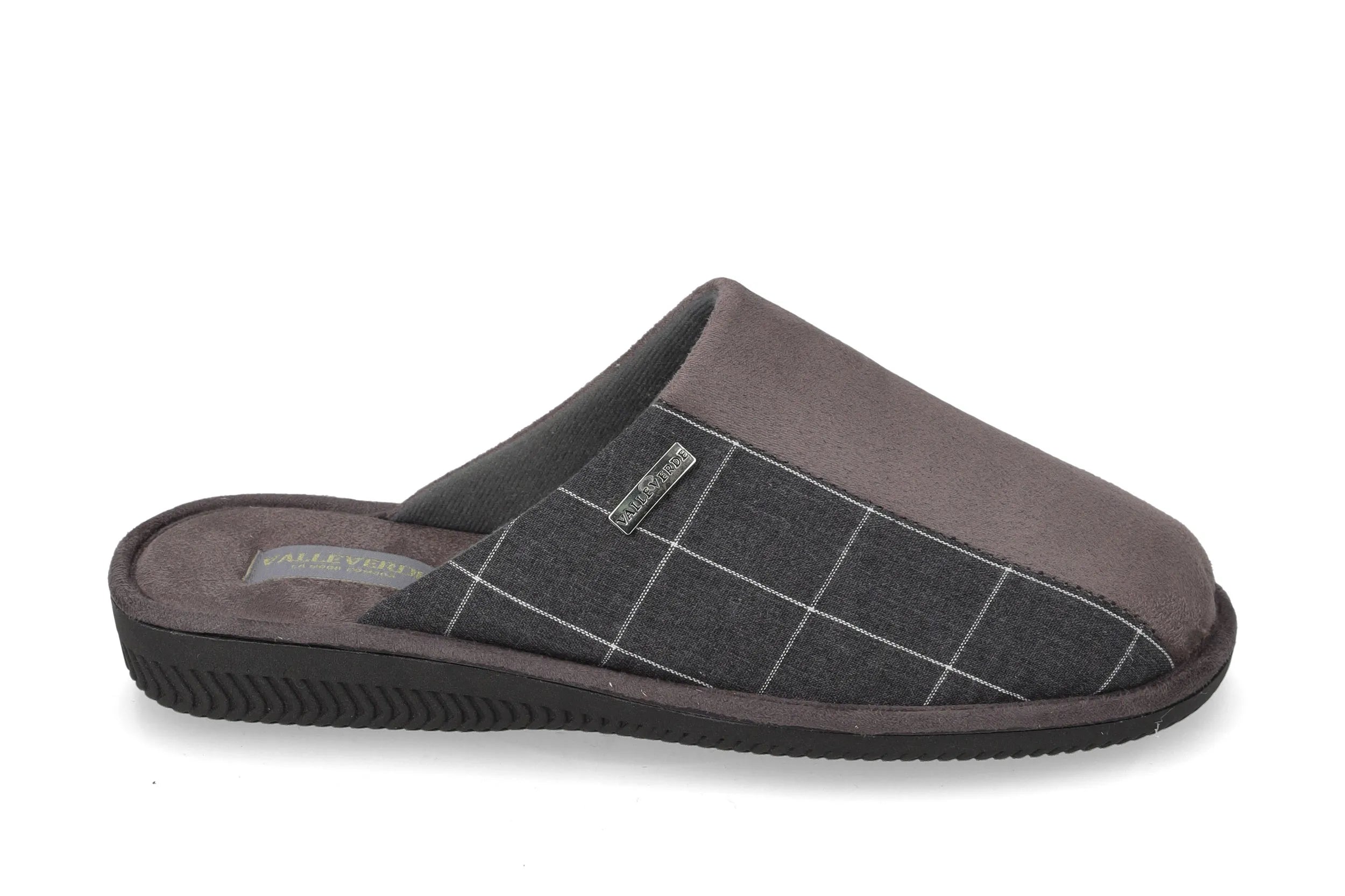 Valleverde 55802 Ciabatta uomo con tomaio in tessuto