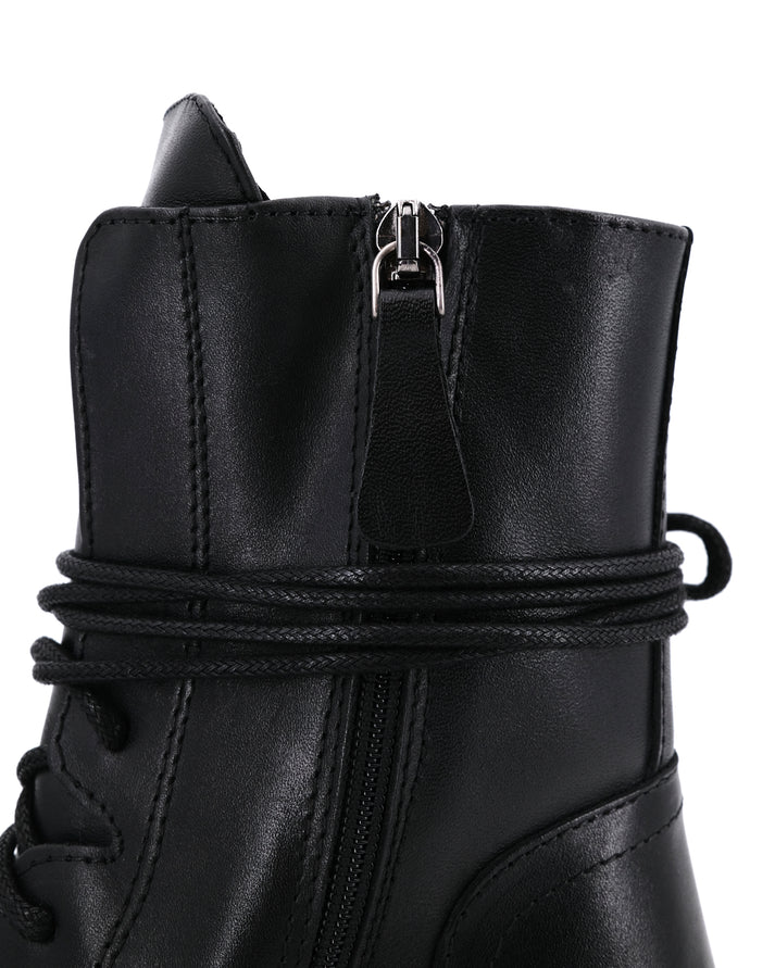 Stelio Malori 7033 anfibio in pelle nero