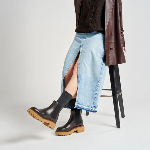 Frau 78L3 Beatles donna in pelle con doppio guardolo