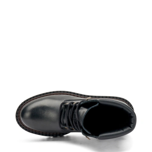 Frau 78L7 Anfibi donna in pelle con suola doppio guardolo