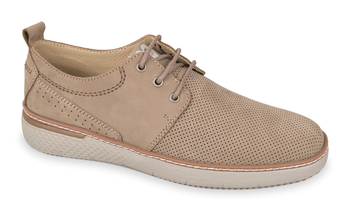Valleverde 360991 stringata sportiva uomo in nabuk taupe