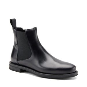 Frau 98N3 beatles liscio in pelle con finish ombreggiato nero
