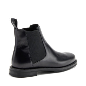 Frau 98N3 beatles liscio in pelle con finish ombreggiato nero