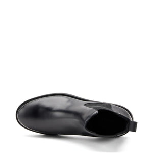 Frau 98N3 beatles liscio in pelle con finish ombreggiato nero