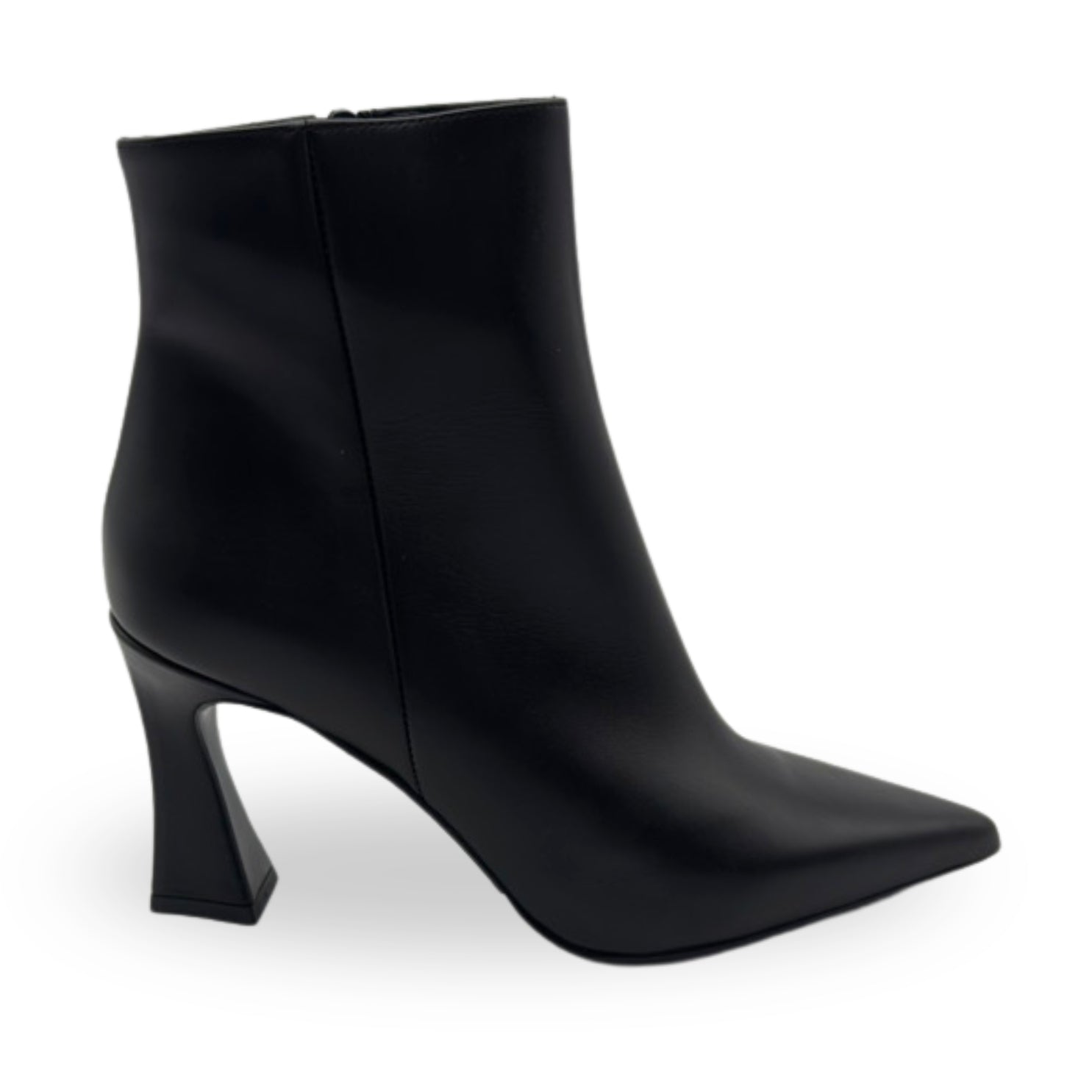 Albano 2903 stivaletti con tacco in pelle nero