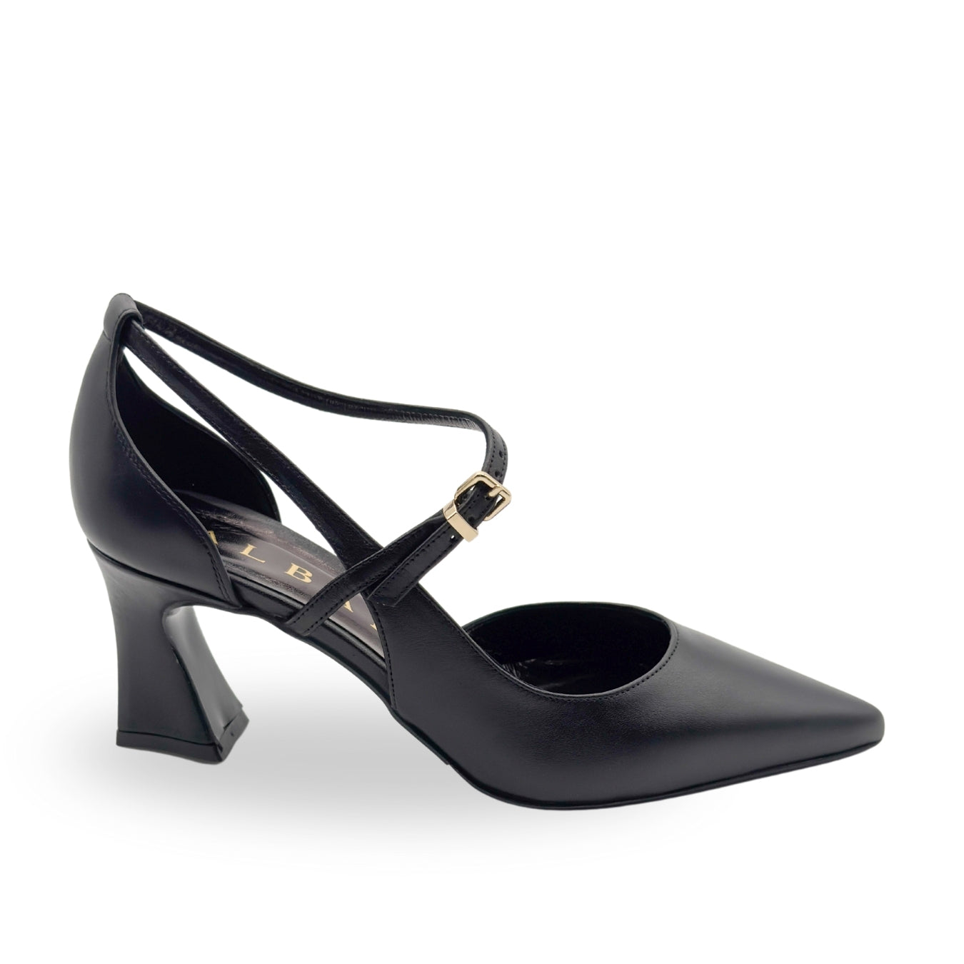 Albano 2915 dècolletè con cinturino in pelle