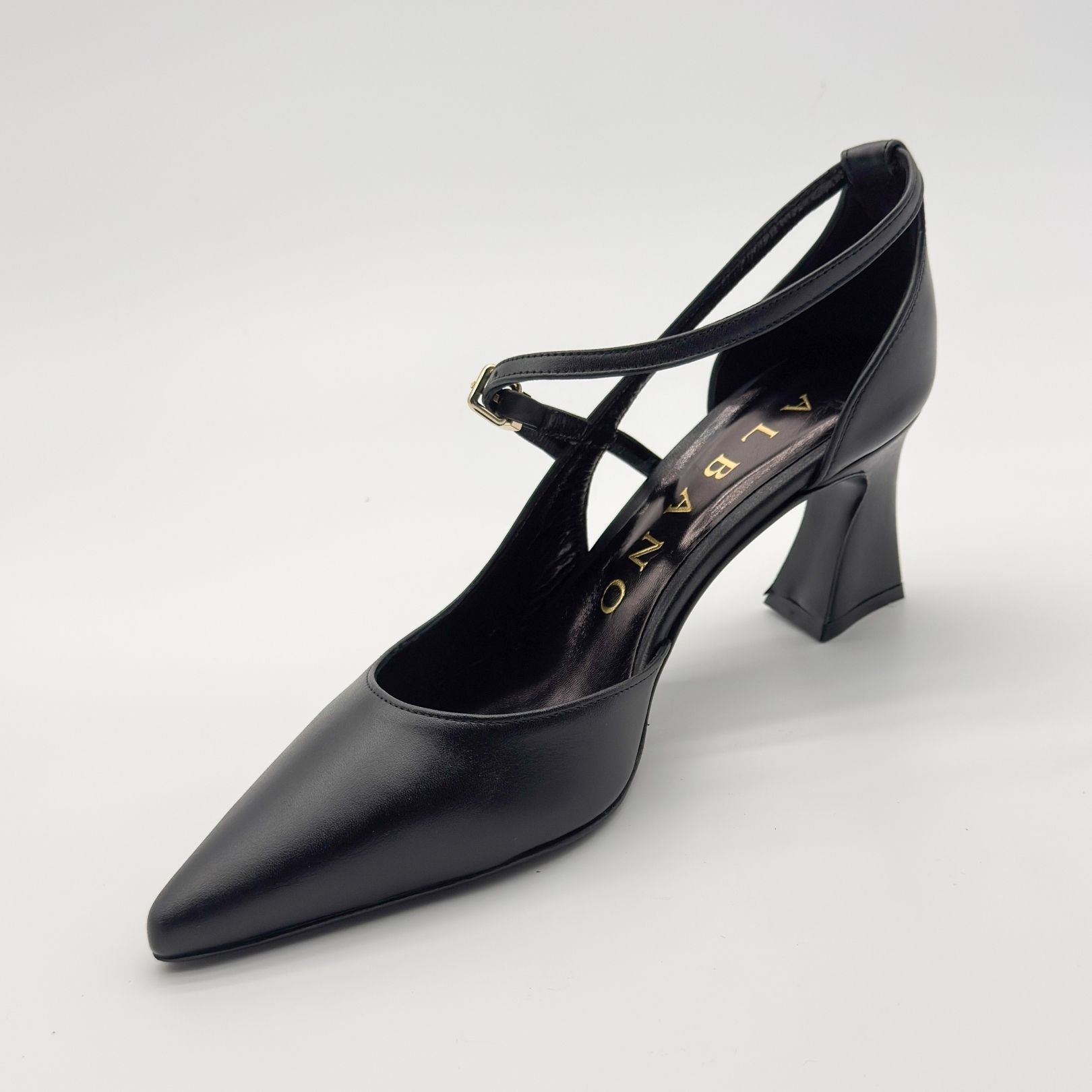 Albano 2915 dècolletè con cinturino in pelle