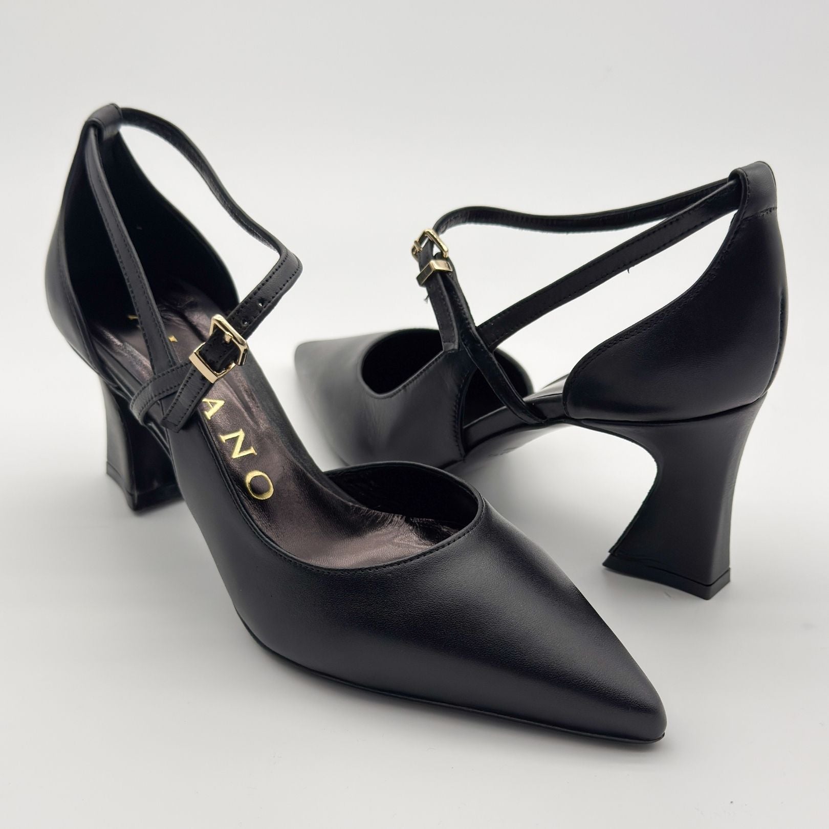 Albano 2915 dècolletè con cinturino in pelle