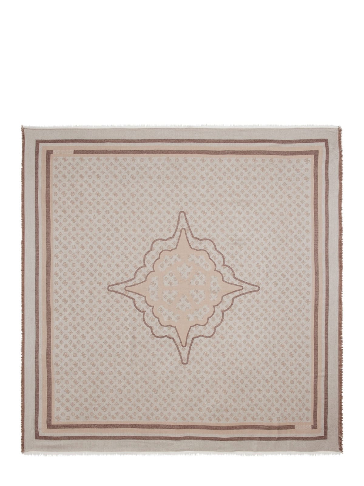 Guess AW5349 VIS03 sciarpa donna latte logo