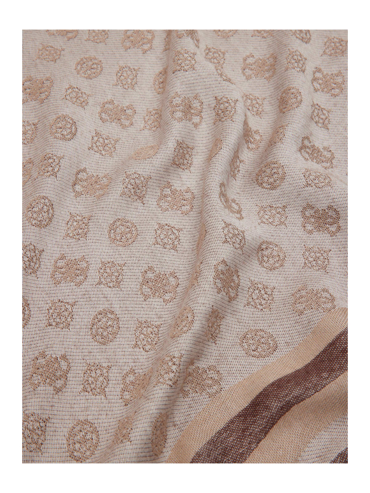 Guess AW5349 VIS03 sciarpa donna latte logo