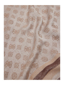 Guess AW5349 VIS03 sciarpa donna latte logo