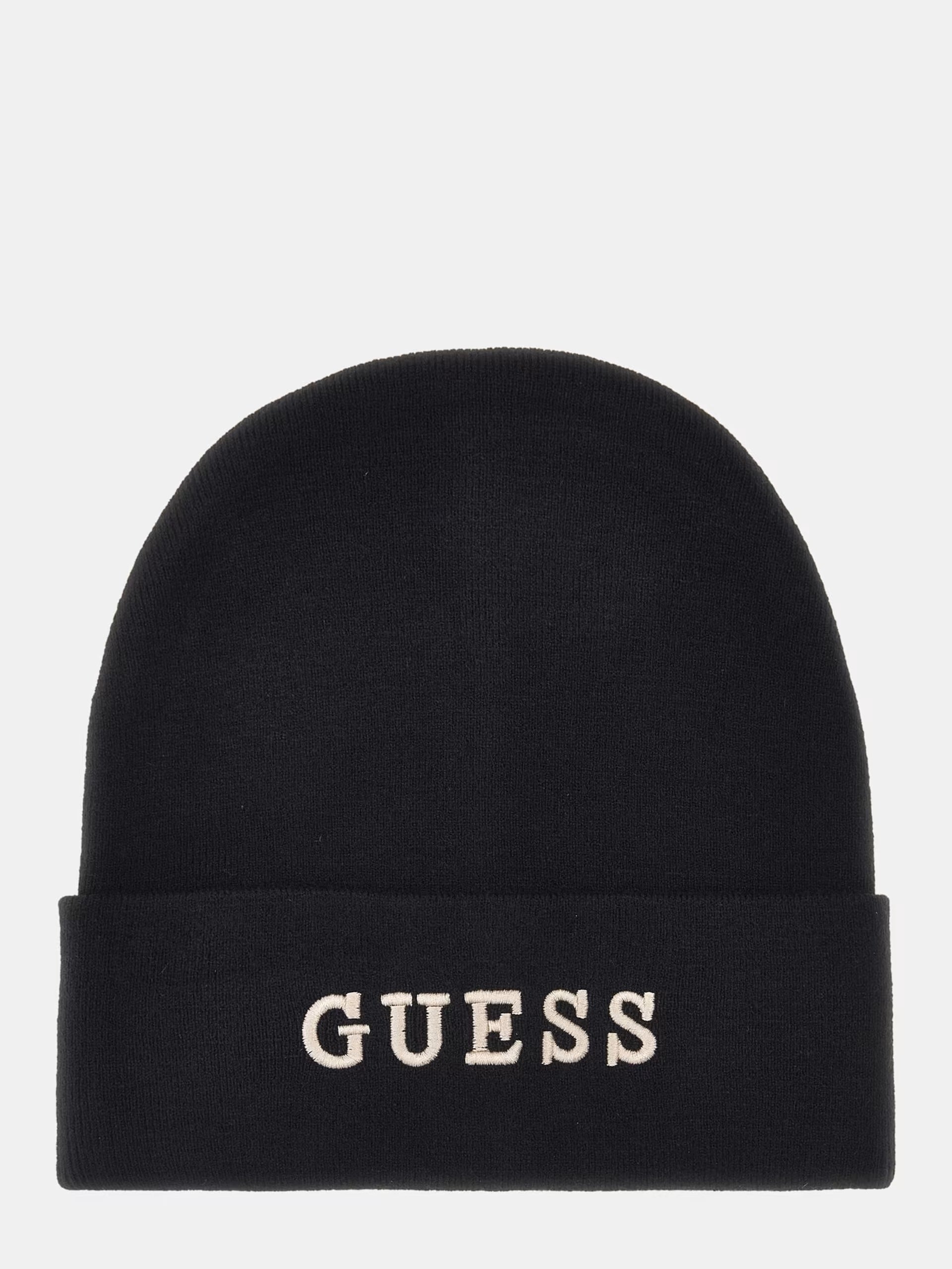 GUESS AW9251WOL01 CAPPELLO LOGO RICAMATO BLACK