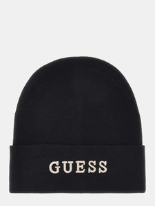 GUESS AW9251WOL01 CAPPELLO LOGO RICAMATO BLACK