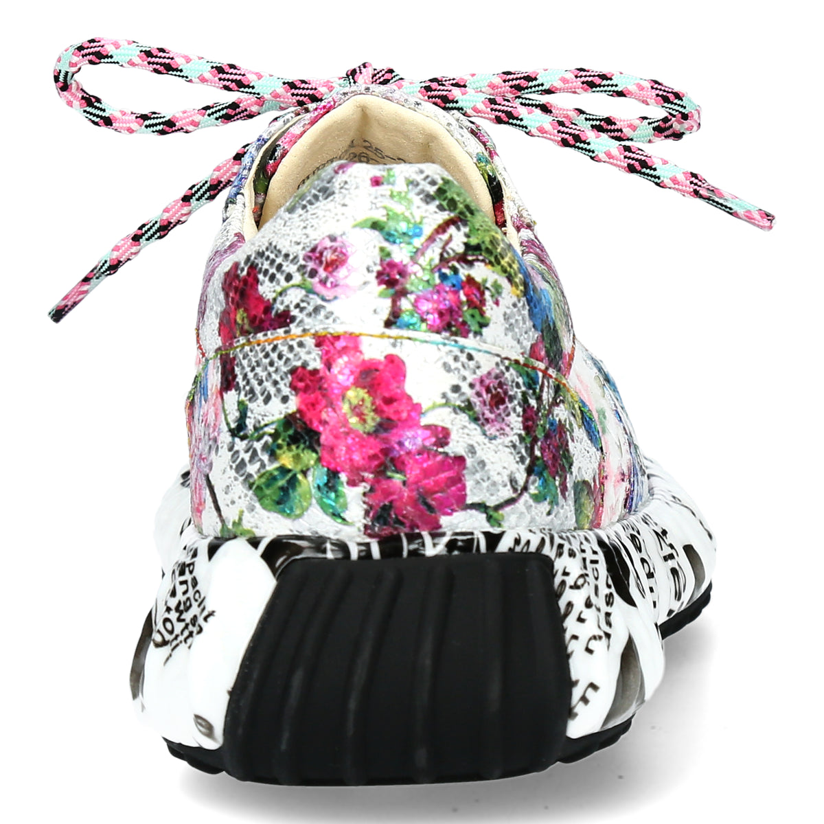 Laura Vita Burton 05 sneakers floreale bianco