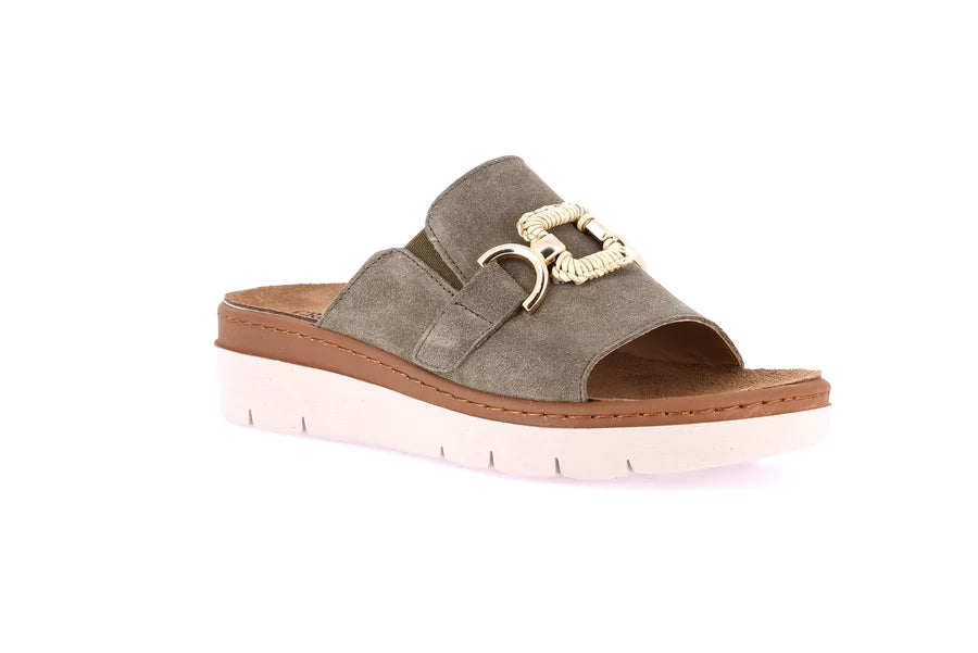 Grunland CE0456 Ciabatta comfort | MOLL oliva