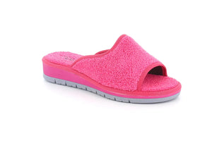 Grunland CI1317 DOLA ciabatta in spugna a punta aperta fuxia