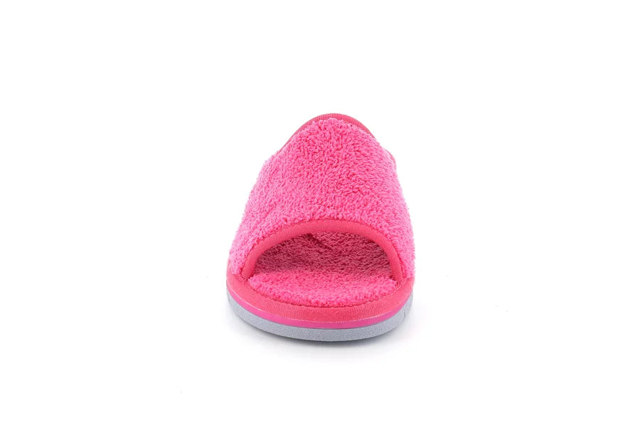 Grunland CI1317 DOLA ciabatta in spugna a punta aperta fuxia