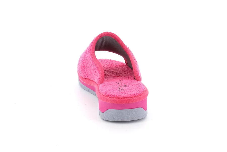 Grunland CI1317 DOLA ciabatta in spugna a punta aperta fuxia
