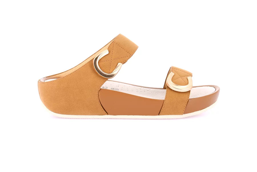 Grunland CI2577 ciabatta super ammortizzante DIRA cuoio