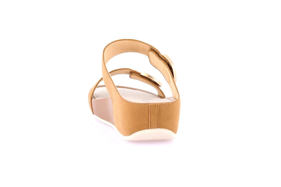 Grunland CI2577 ciabatta super ammortizzante DIRA cuoio