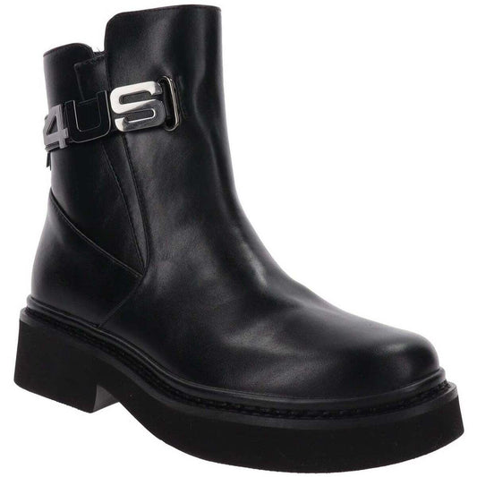 4US 4US007 stivaletti donna con logo