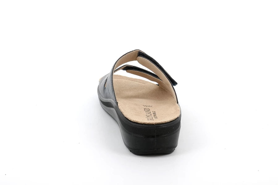 Grunland CE0837 DABY ciabatta maxicalzata donna blù