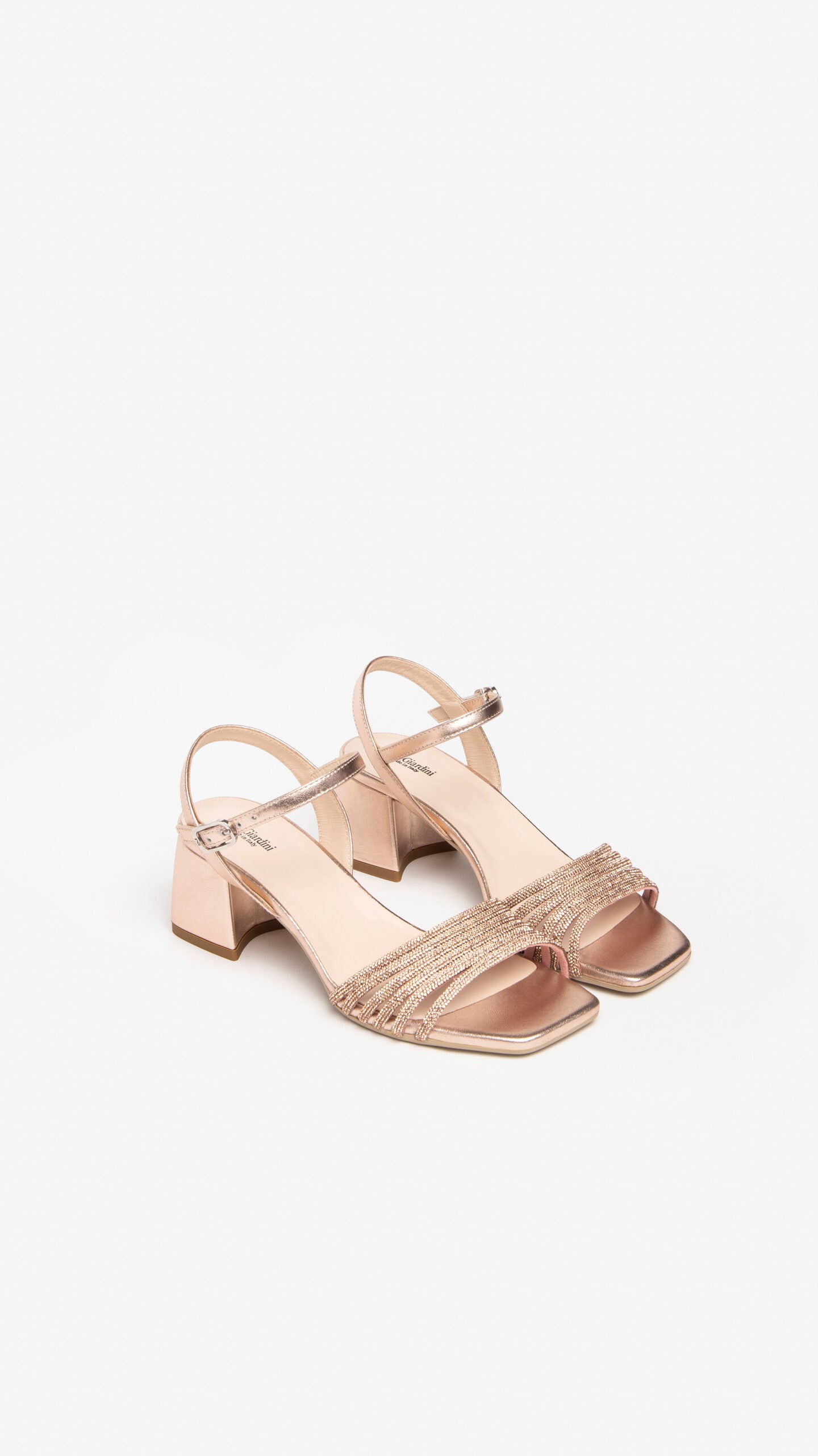 NERO GIARDINI E307320DE SANDALI DONNA IN PELLE PHARD