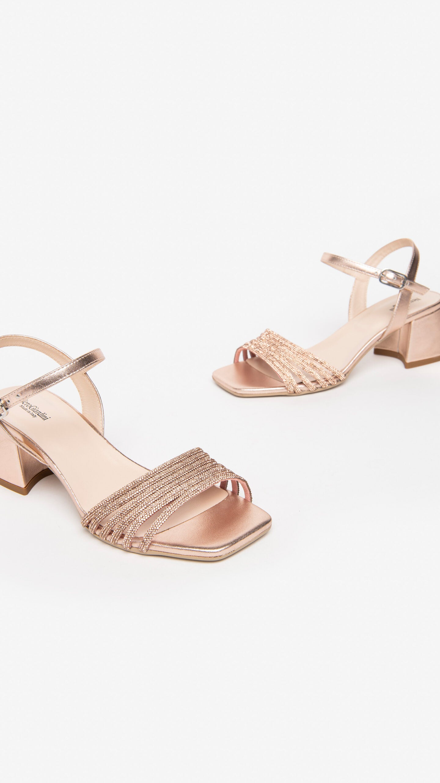 NERO GIARDINI E307320DE SANDALI DONNA IN PELLE PHARD