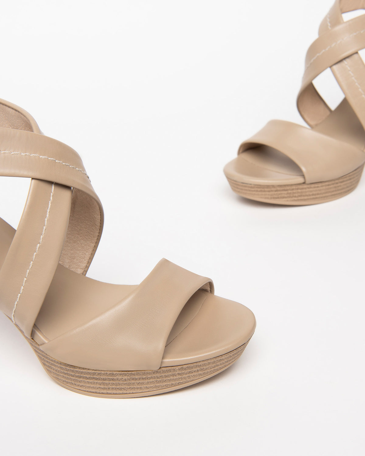 Nero Giardini E307500D sandali donna in pelle sabbia