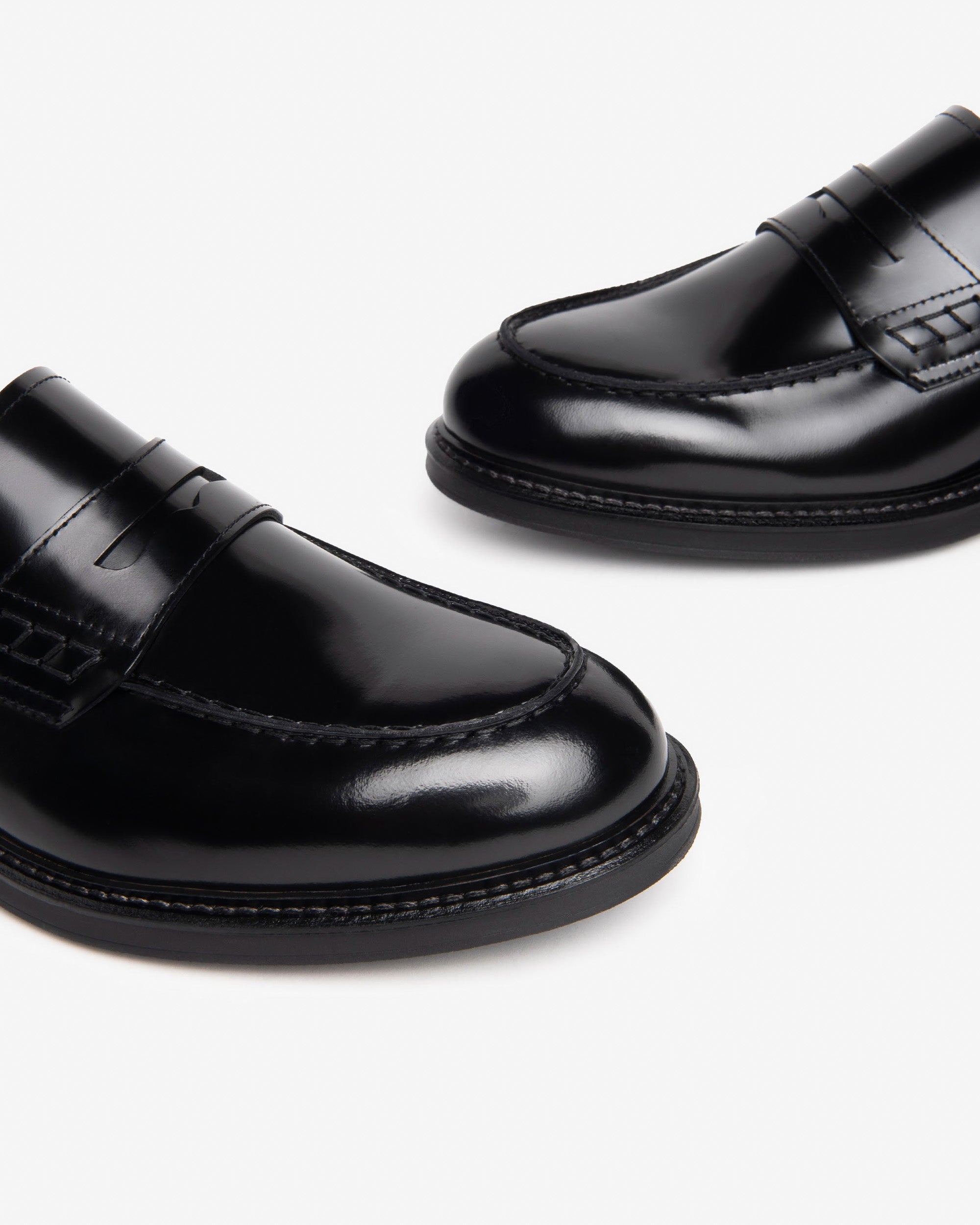 Nero Giardini E400150UE mocassini uomo in pelle nero
