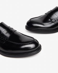 Nero Giardini E400150UE mocassini uomo in pelle nero