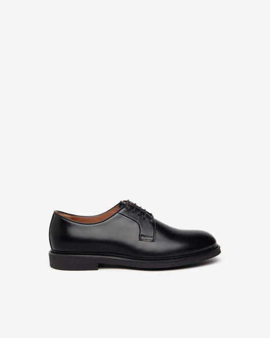 Nero Giardini E400151UE derby uomo in pelle nero