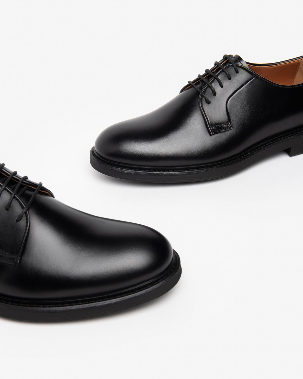 Nero Giardini E400151UE derby uomo in pelle nero