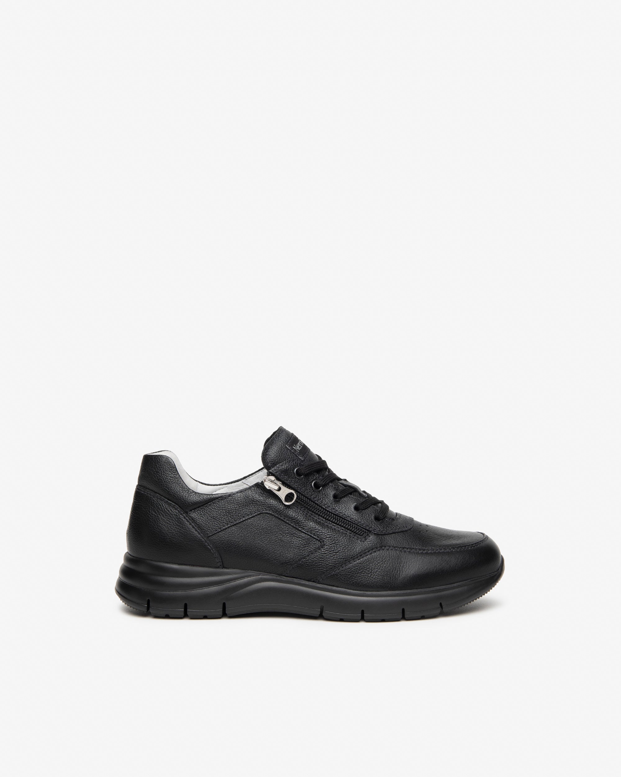 Nero Giardini E400182U sneakers uomo in pelle nero